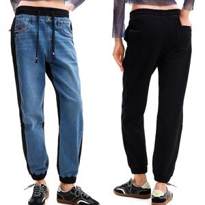Desigual Blue and Black Women Jeans